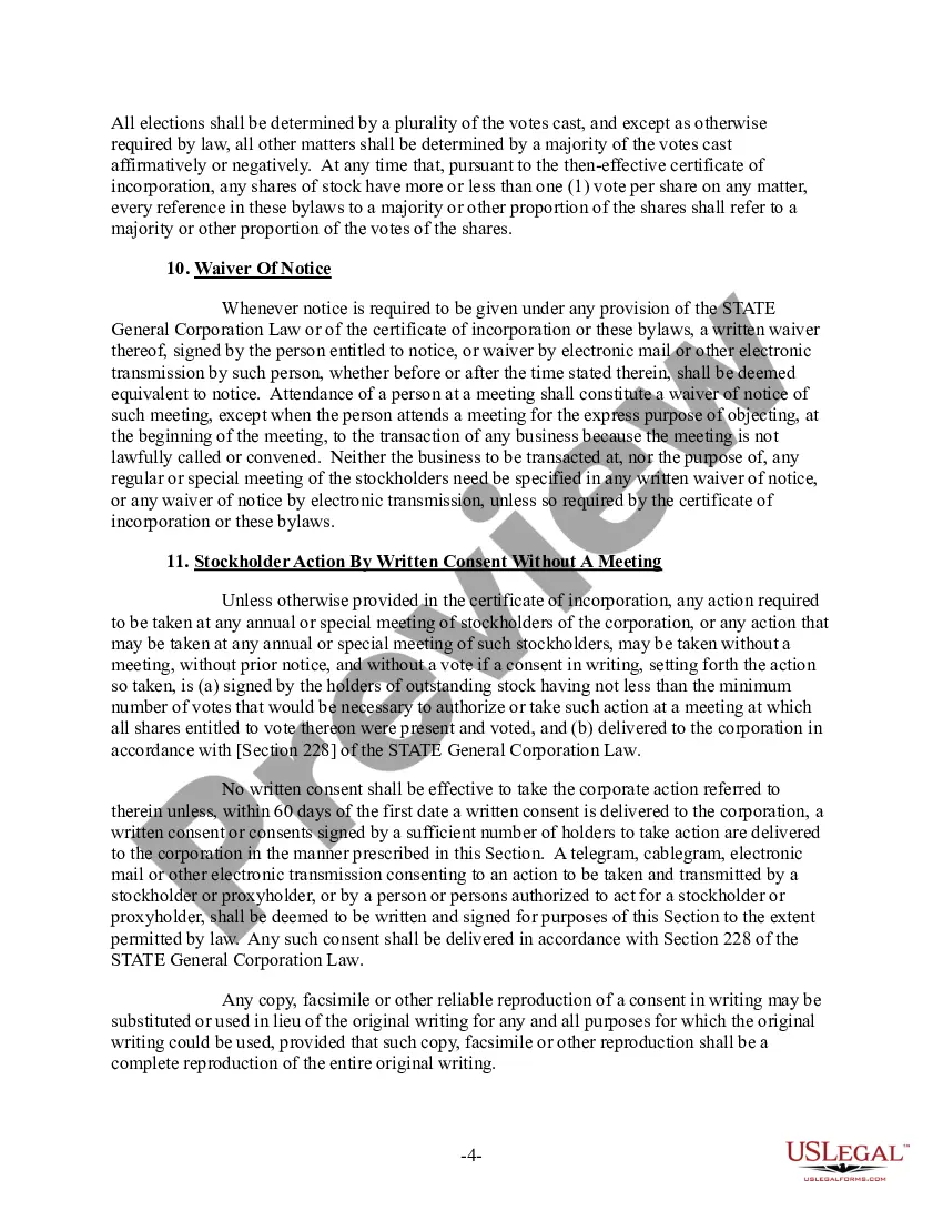 Get Bylaws Preview Bylaws