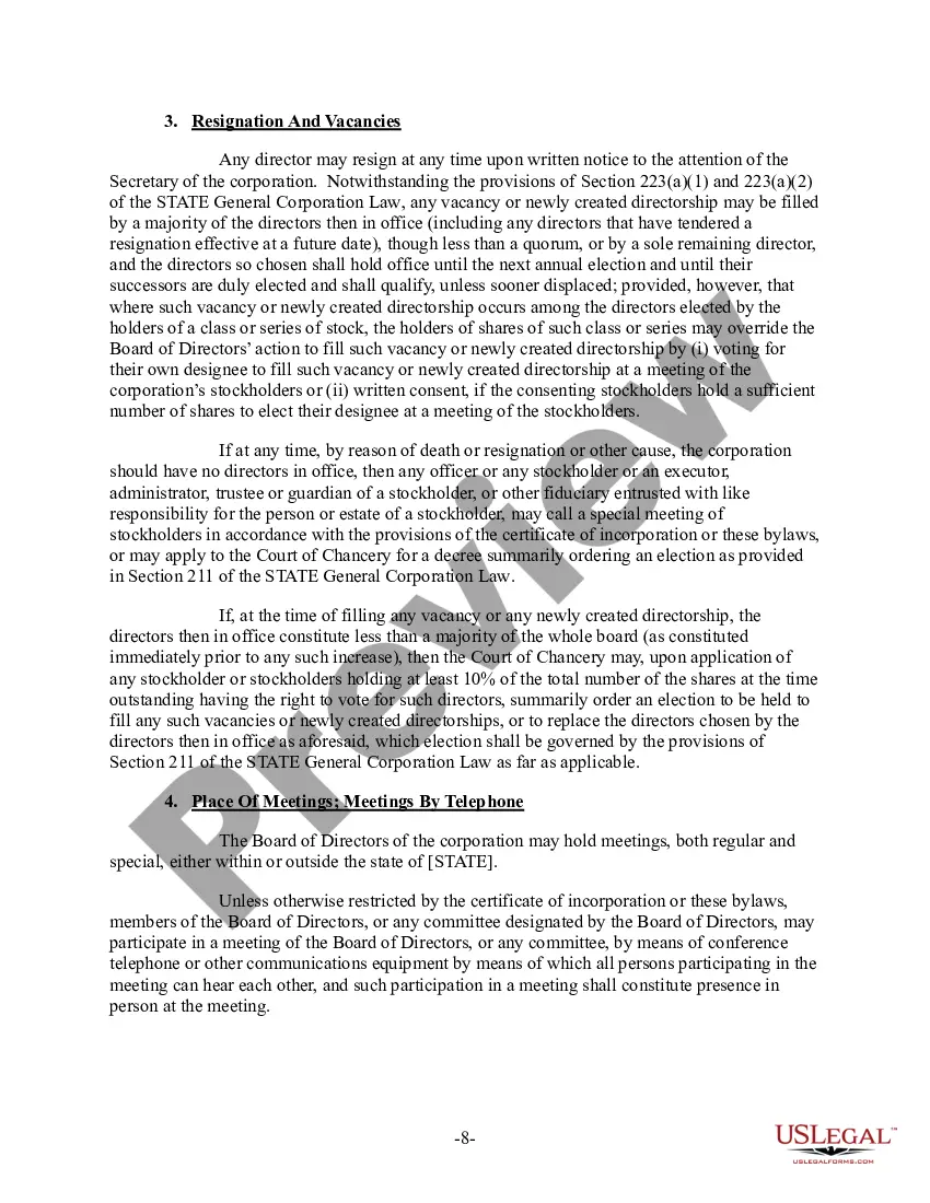 Get Bylaws Preview Bylaws