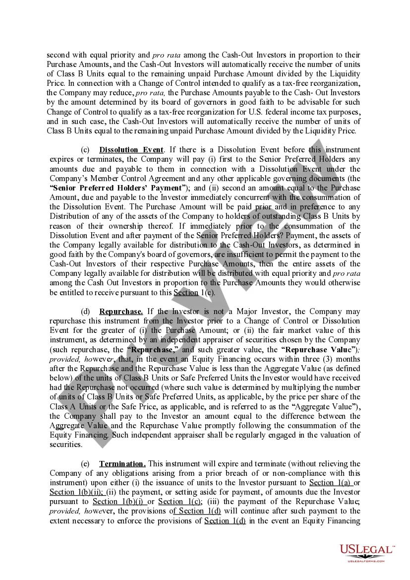 Get Simple Agreement for Future Equity Preview Simple Agreement for Future Equity