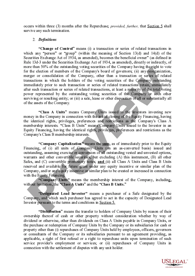Get Simple Agreement for Future Equity Preview Simple Agreement for Future Equity