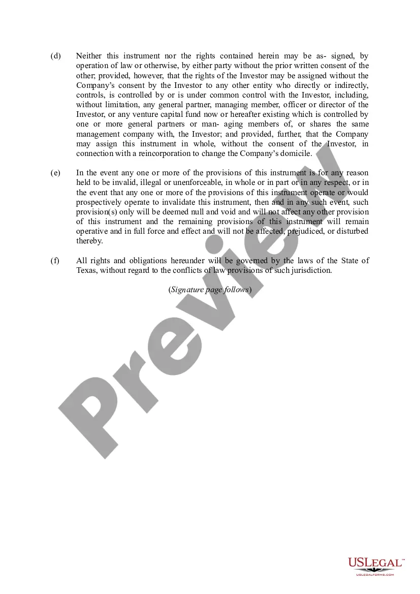 Get Simple Agreement for Future Equity Preview Simple Agreement for Future Equity