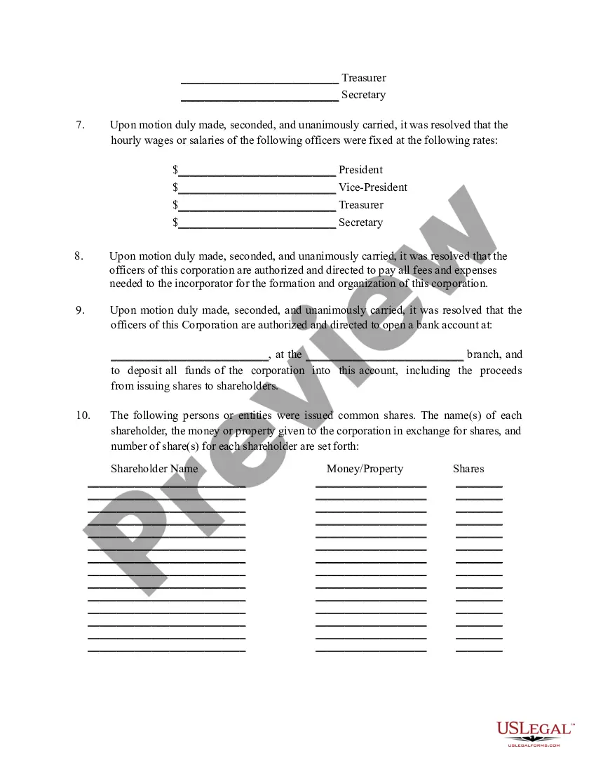 Get First Meeting Minutes of Directors Preview First Meeting Minutes of Directors