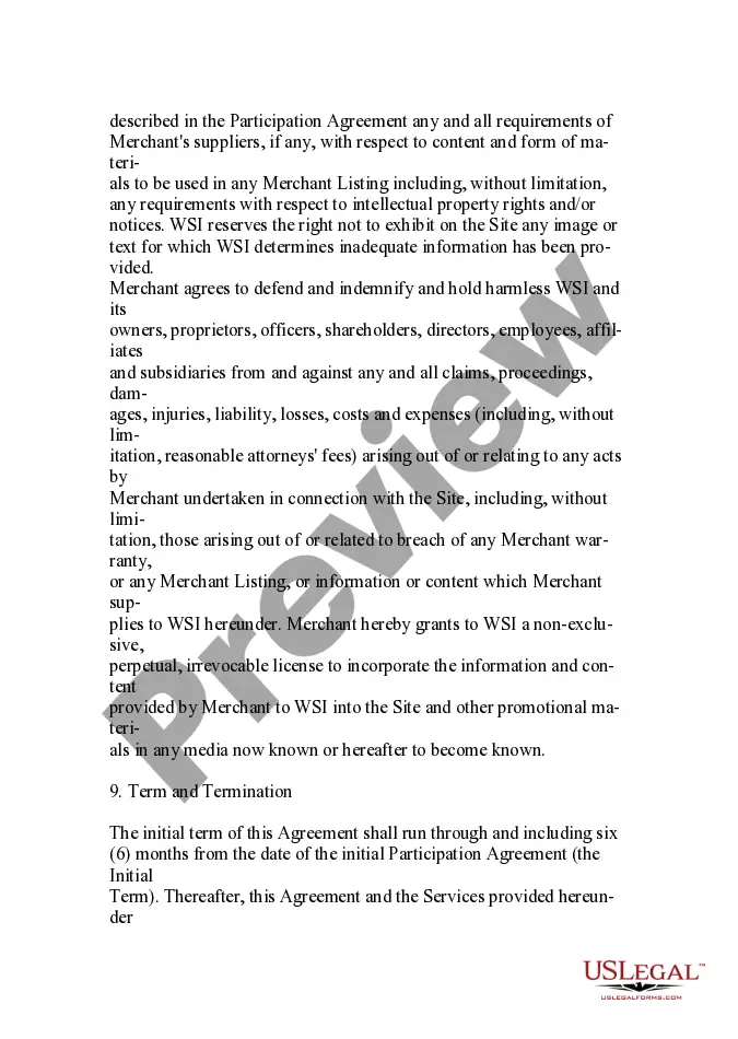 Get Retail Internet Site Agreement Preview Retail Internet Site Agreement