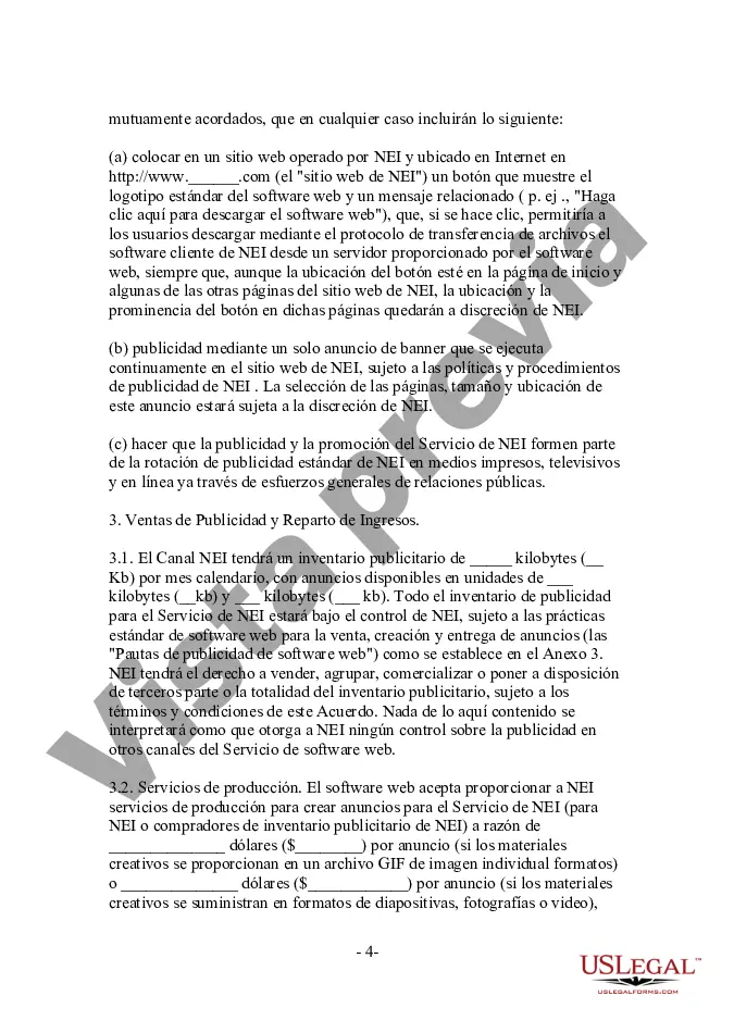 Preview Acuerdo de licencia y distribución - Uso de la tecnología Push