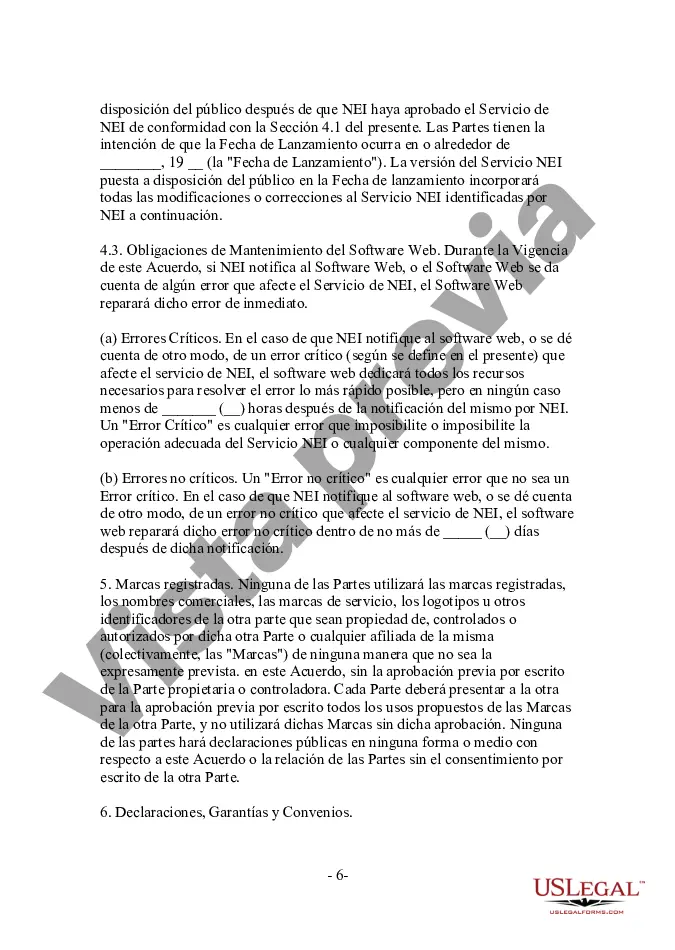 Preview Acuerdo de licencia y distribución - Uso de la tecnología Push