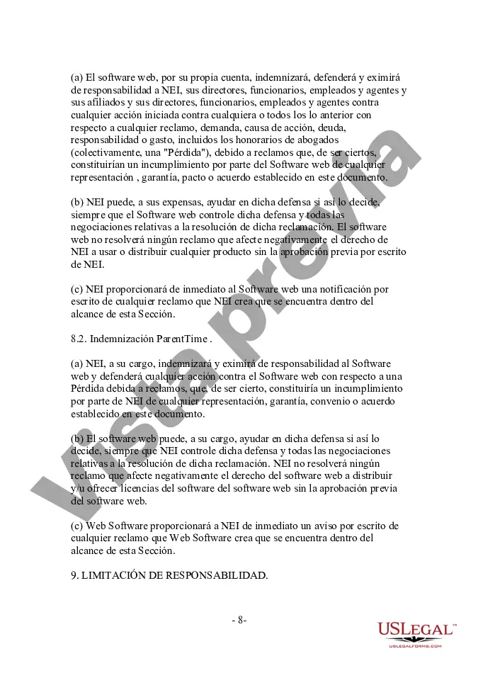 Preview Acuerdo de licencia y distribución - Uso de la tecnología Push