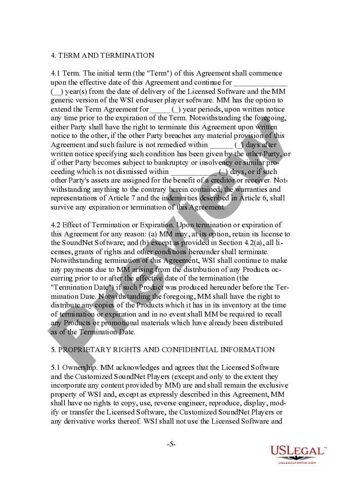 Get Internet Music Distribution and Marketing Agreement Preview Internet Music Distribution and Marketing Agreement