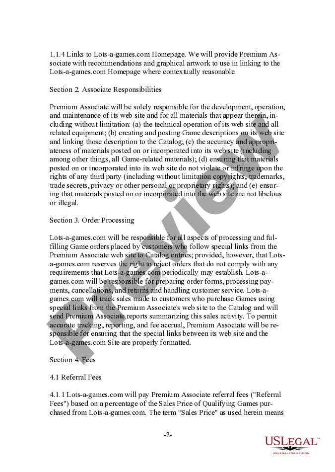 Get Form - Web Linking Referral Fee Agreement Preview Form - Web Linking Referral Fee Agreement