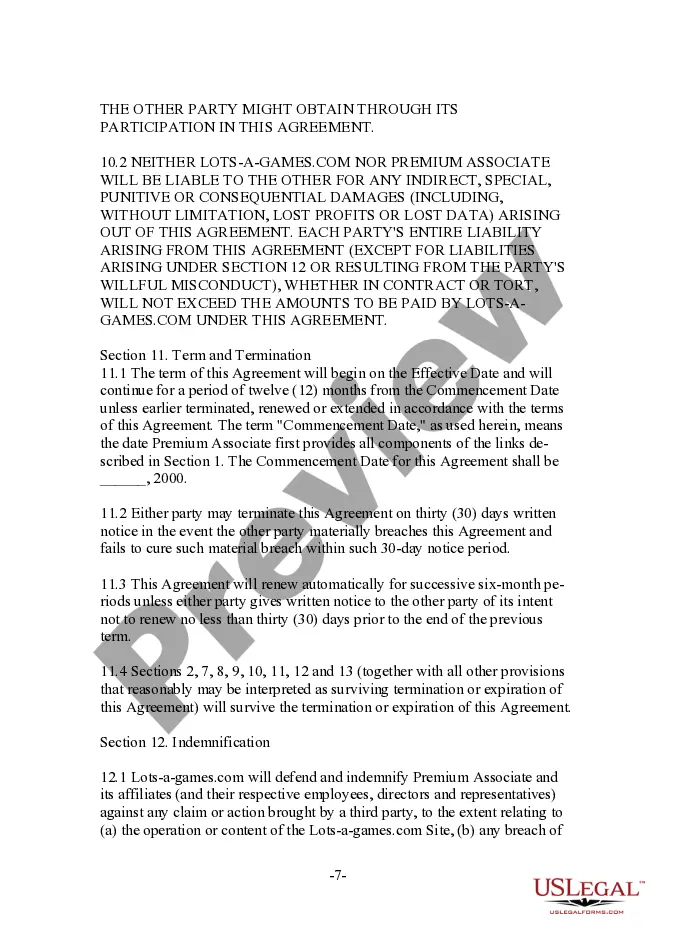 Get Form - Web Linking Referral Fee Agreement Preview Form - Web Linking Referral Fee Agreement