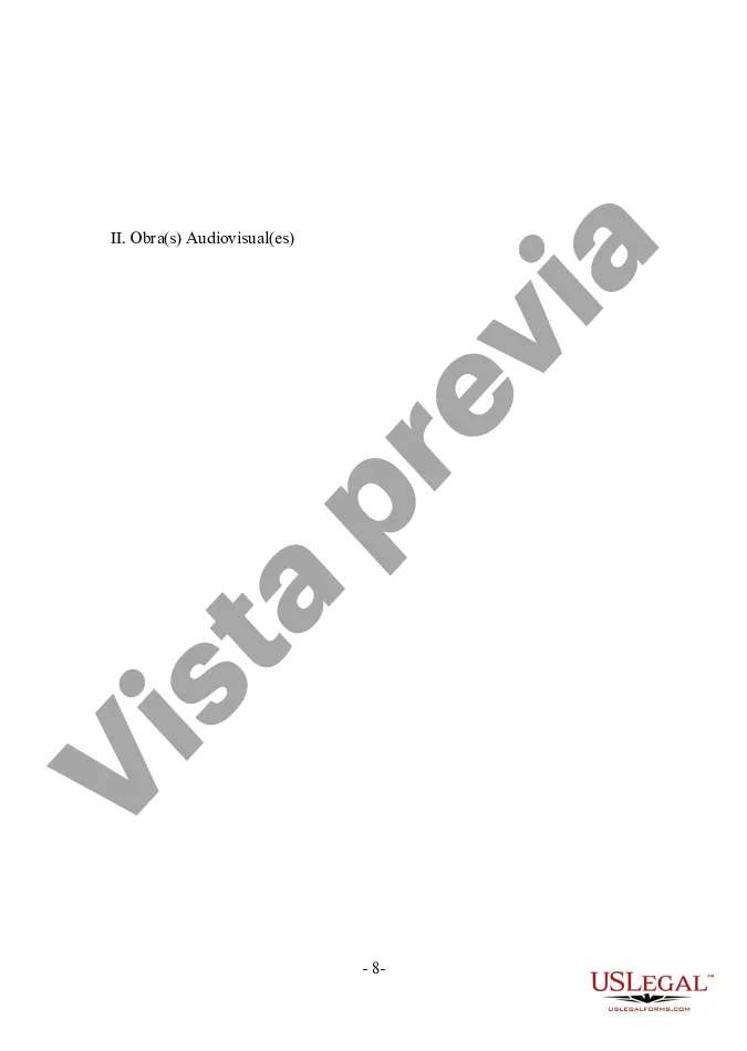 Preview Formulario - Streaming Audiovisual - Contrato de Licencia de Descarga