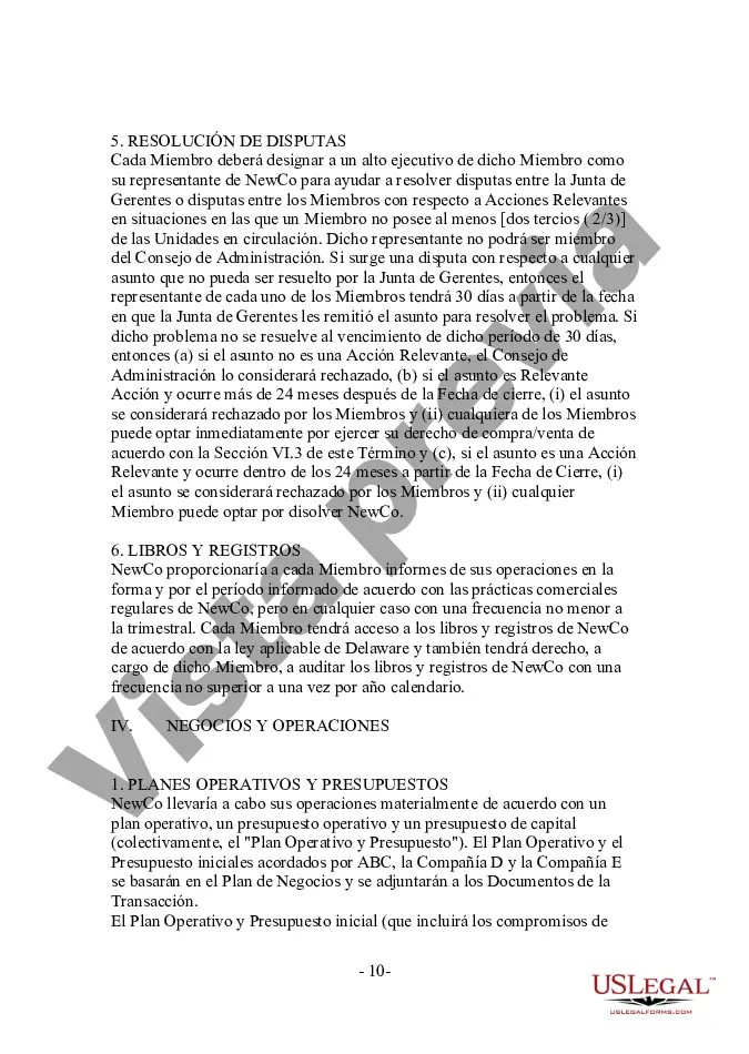 Preview Memorándum de entendimiento para la empresa conjunta de comercio electrónico ABC, Inc.