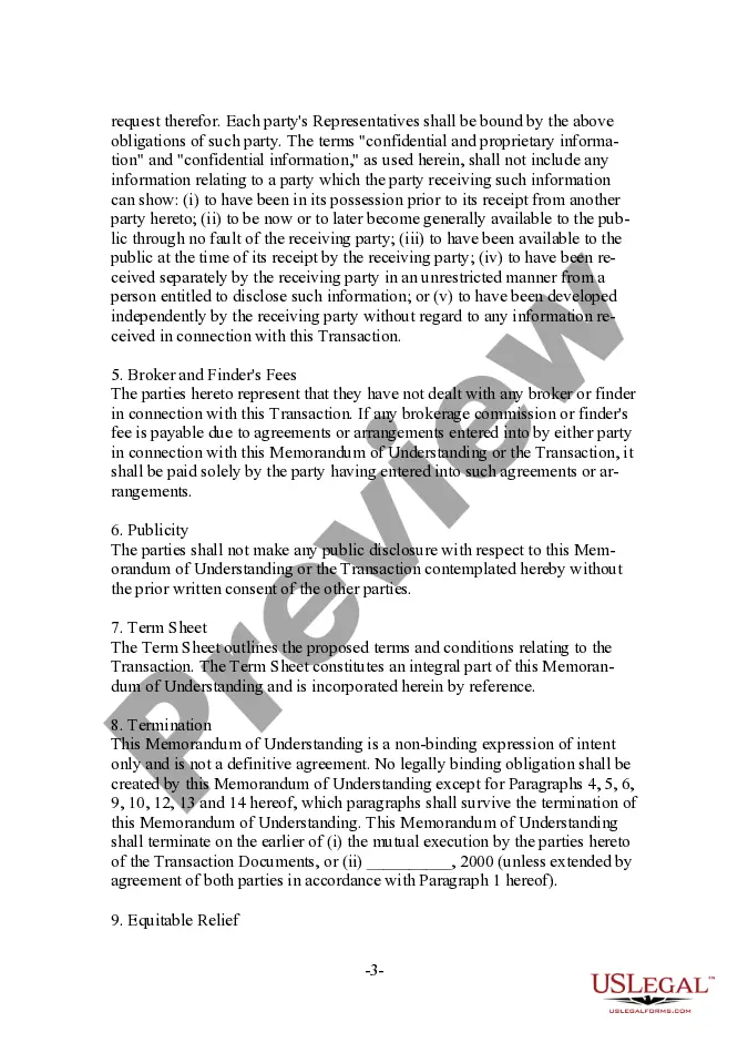 Get Memorandum of Understanding for E-Commerce Joint Venture ABC, Inc. Preview Memorandum of Understanding for E-Commerce Joint Venture ABC, Inc.