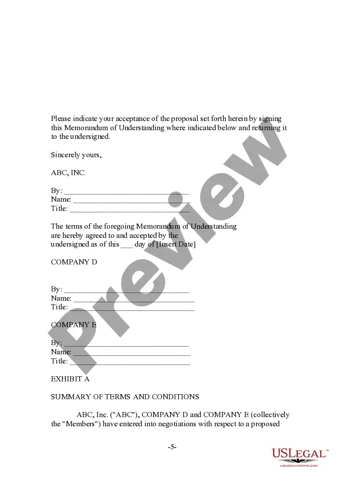 Get Memorandum of Understanding for E-Commerce Joint Venture ABC, Inc. Preview Memorandum of Understanding for E-Commerce Joint Venture ABC, Inc.