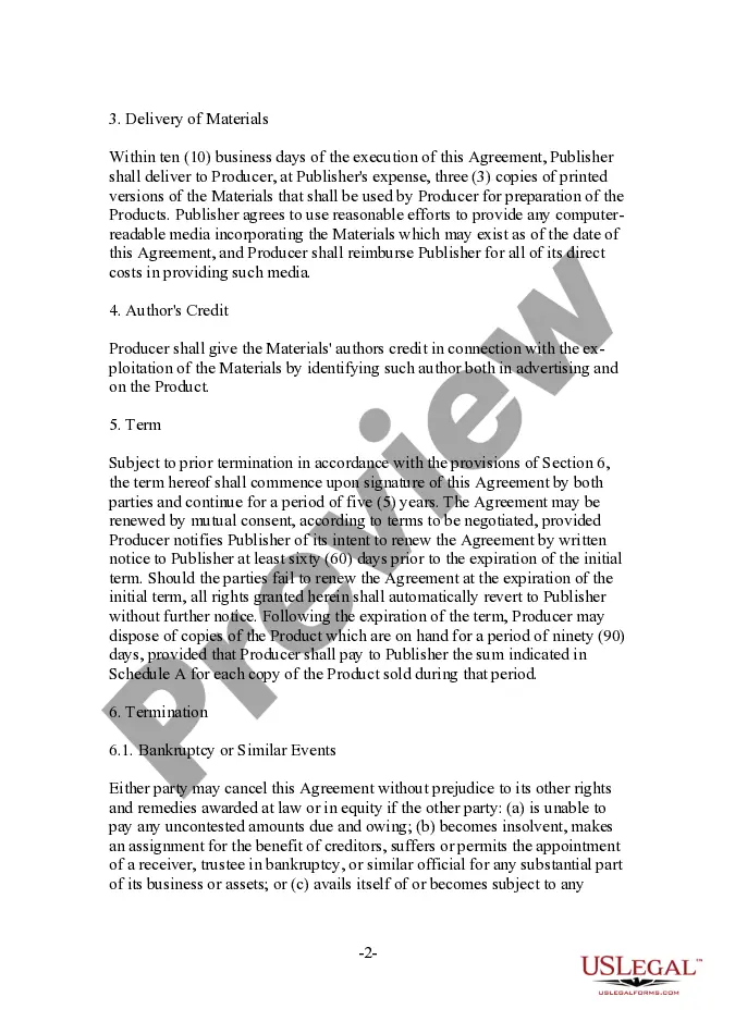 Preview Manuscript License Agreement