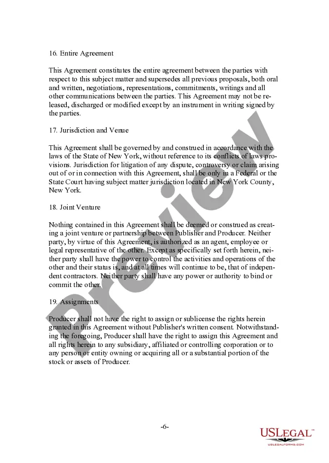 Preview Manuscript License Agreement