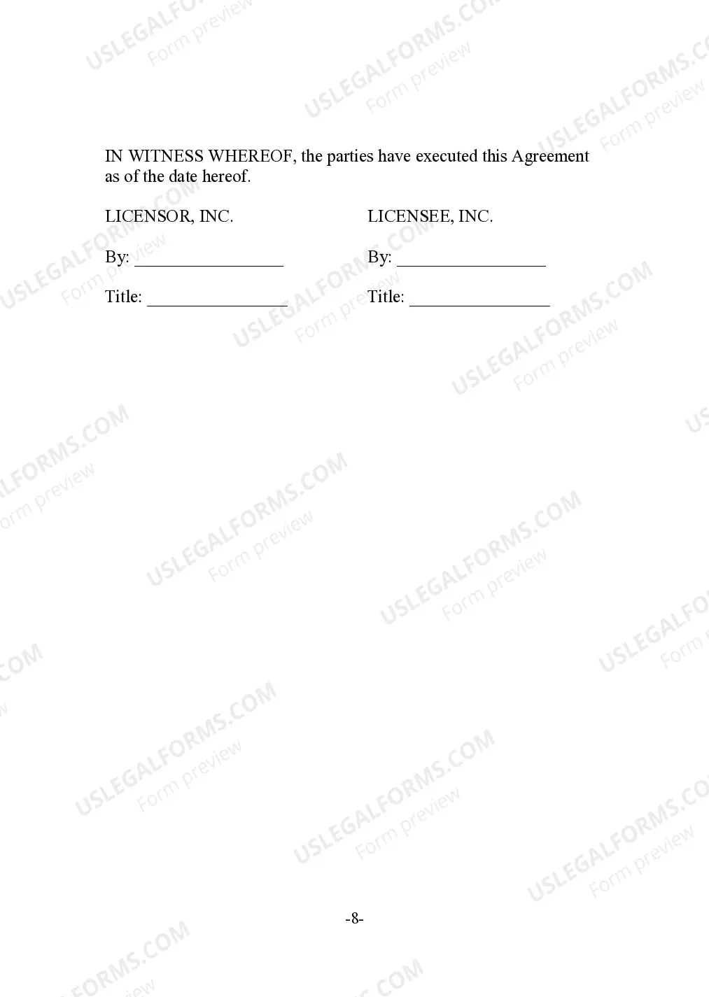 Preview Trademark License Agreement for a Multimedia Business