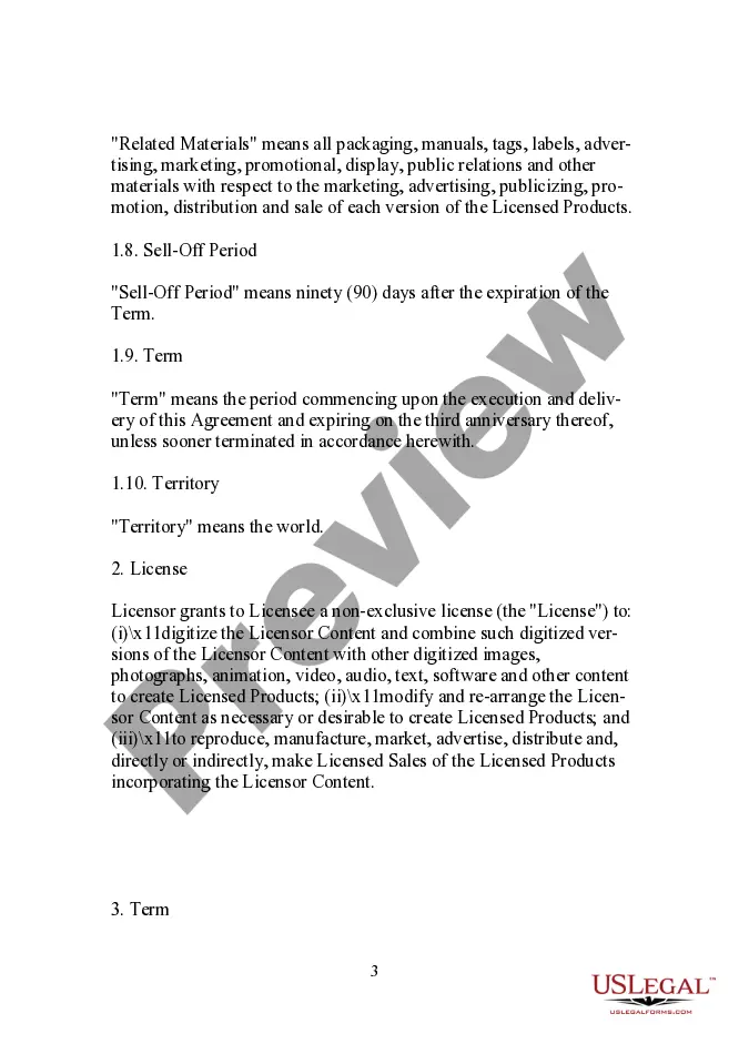Get Licensor Oriented Content License Agreement Preview Licensor Oriented Content License Agreement