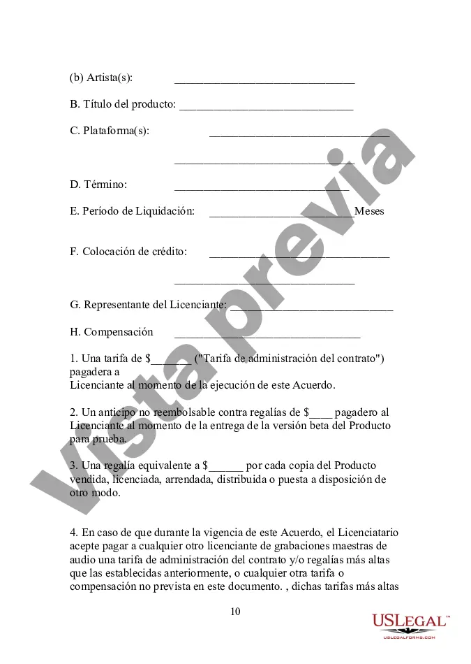 Preview Licencia de pista única