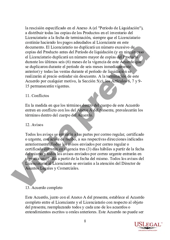 Preview Licencia de pista única