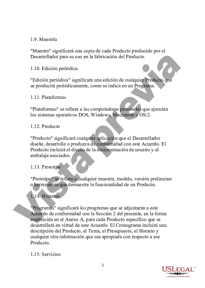 Preview Acuerdo Maestro de Desarrollo