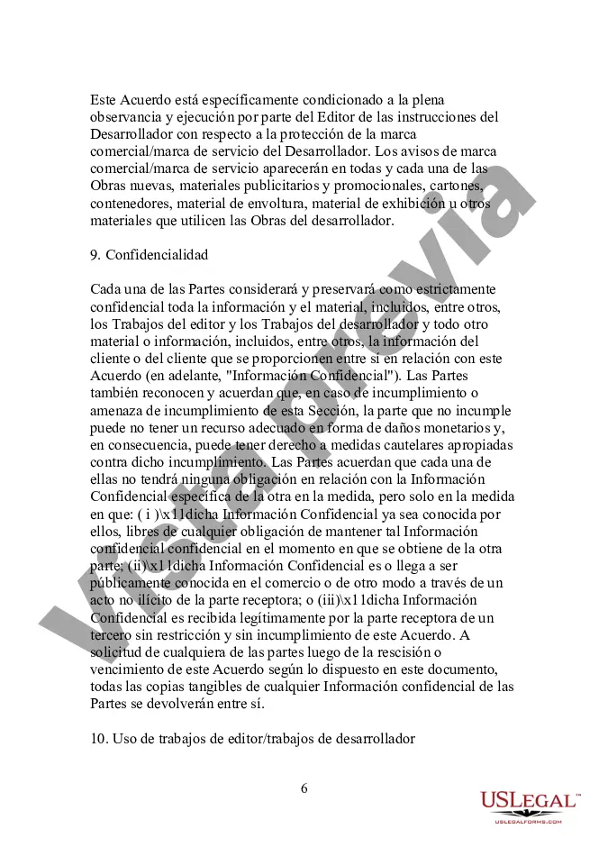 Preview Acuerdo de desarrollo de asociación estratégica para un producto multimedia