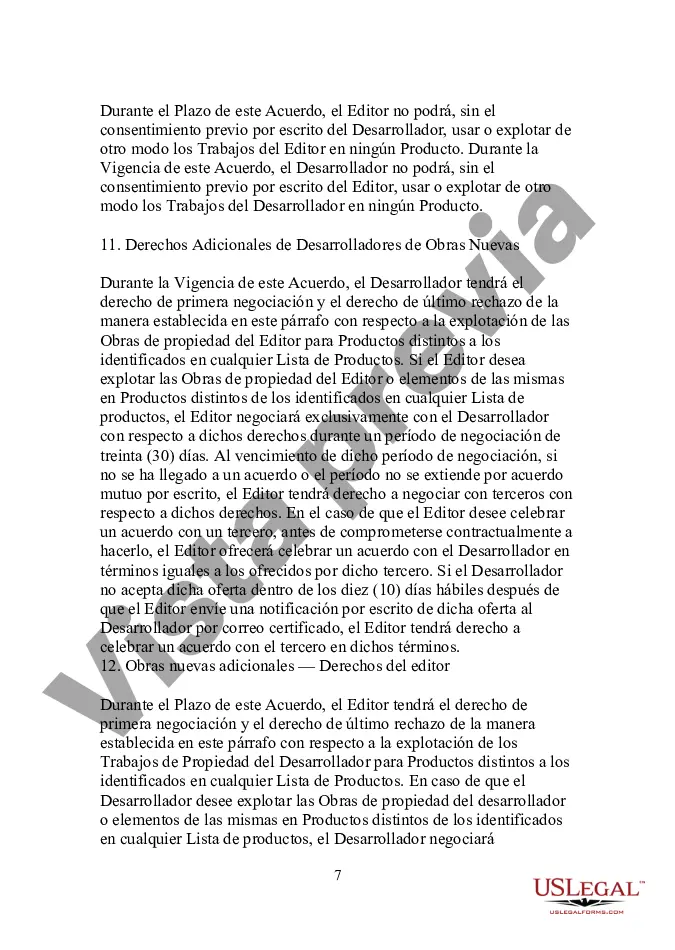 Preview Acuerdo de desarrollo de asociación estratégica para un producto multimedia