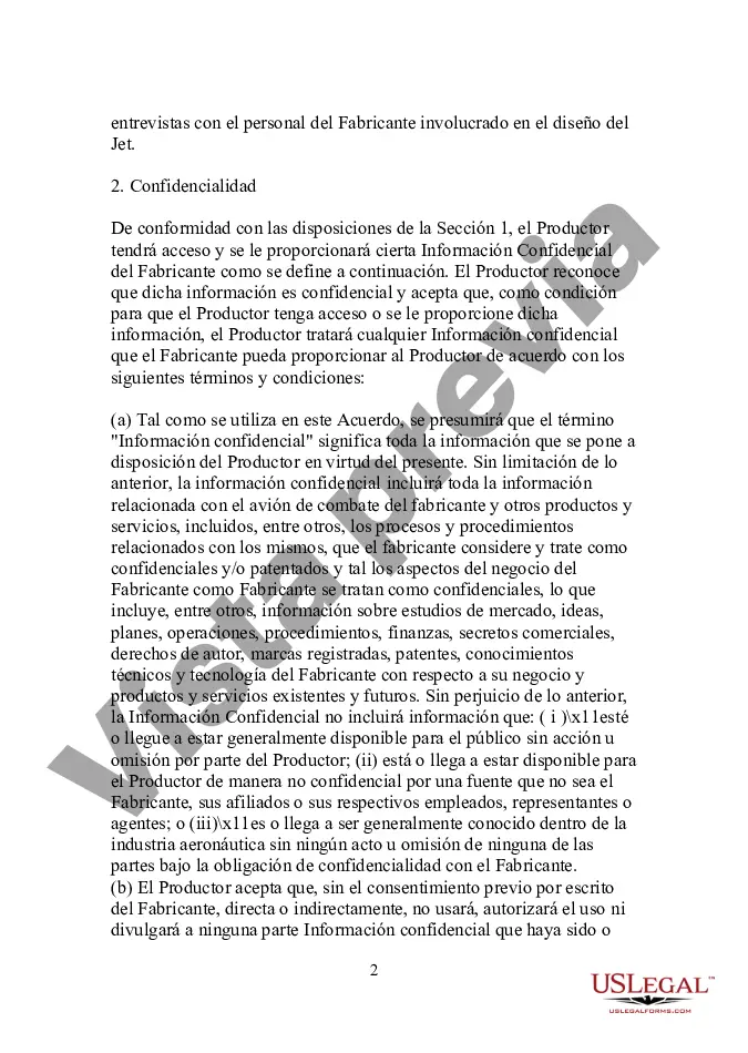 Preview Acuerdo sobre el objeto de un producto multimedia