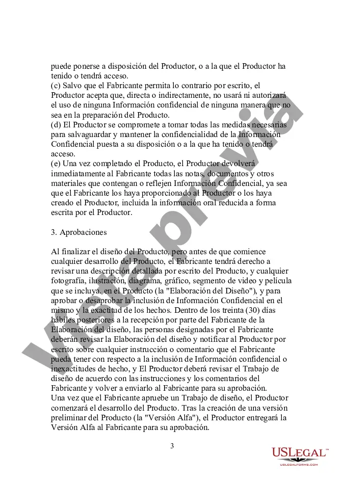 Preview Acuerdo sobre el objeto de un producto multimedia