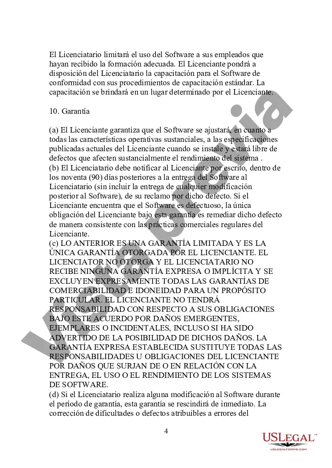 Preview Acuerdo de licencia de software: restrictivo