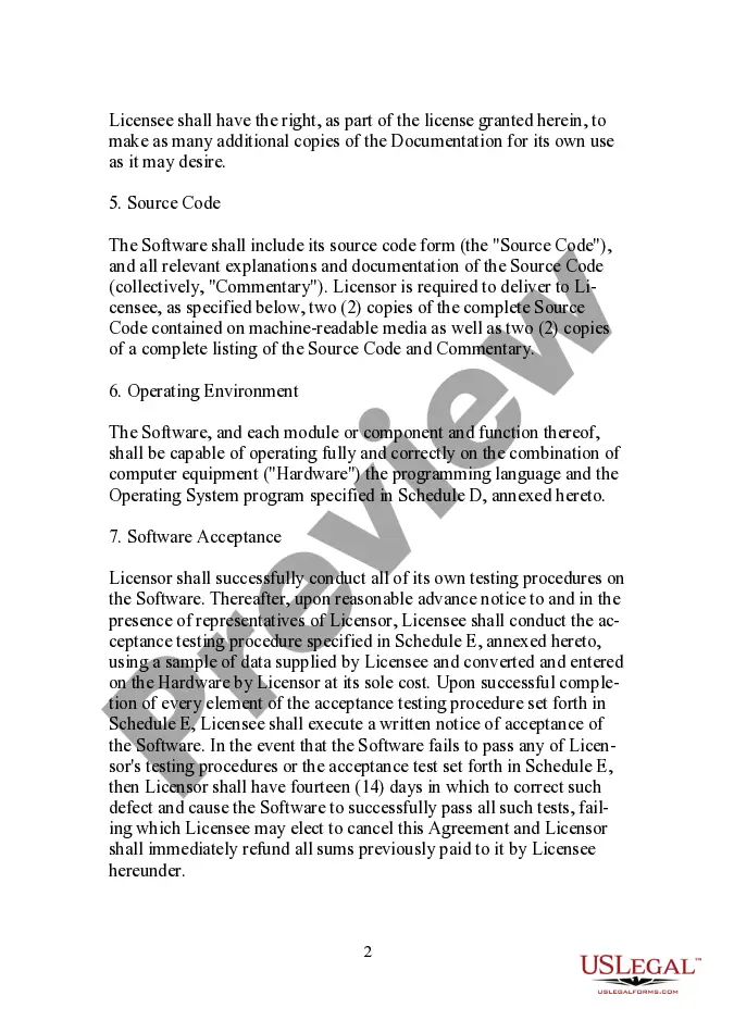 Get Software License Agreement - Broad Preview Software License Agreement - Broad
