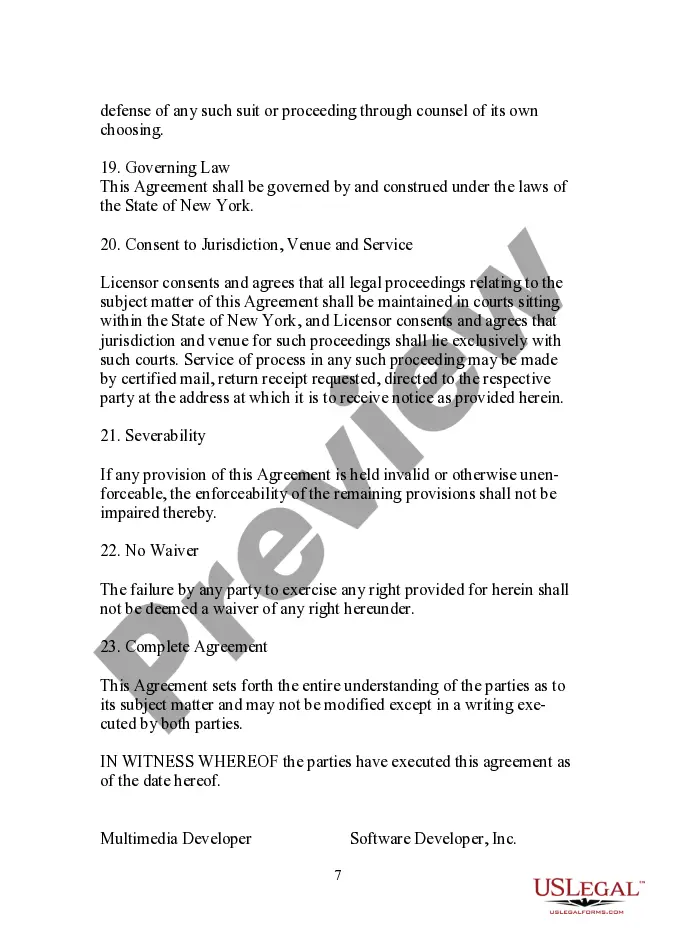 Get Software License Agreement - Broad Preview Software License Agreement - Broad
