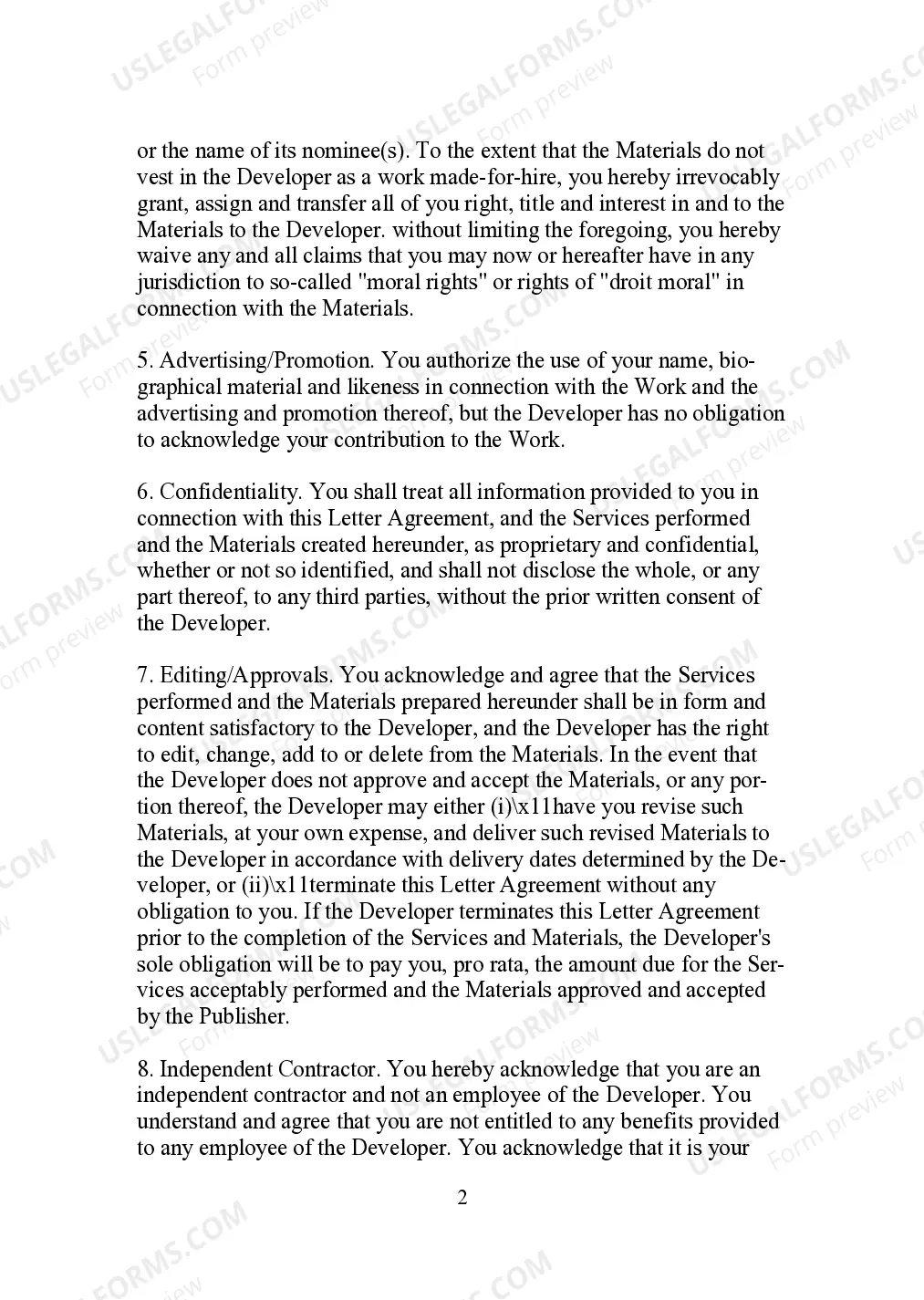 Preview Subcontractor Agreement