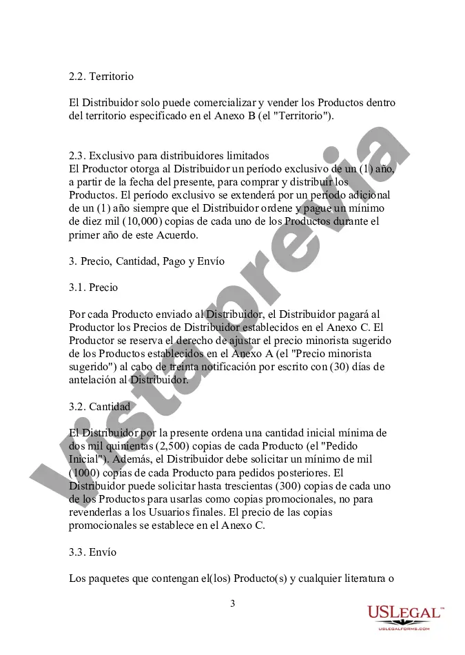 Preview Acuerdo de distribución de revendedor