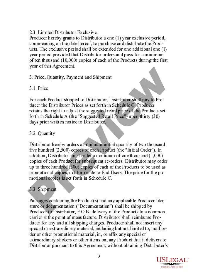 Preview Reseller Distribution Agreement