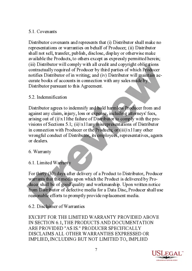 Preview Reseller Distribution Agreement