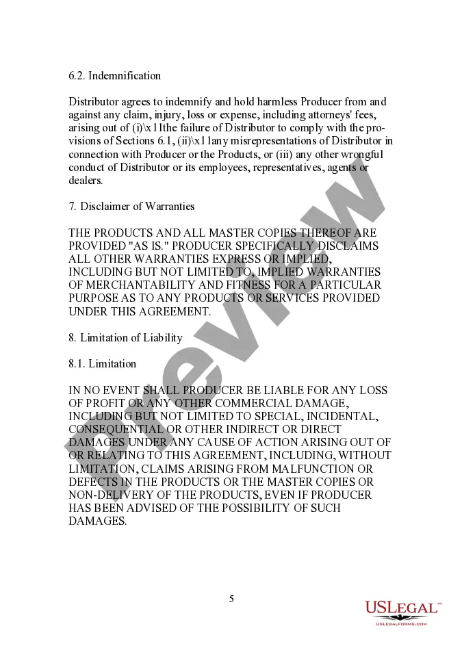 Get Reproduction and Distribution Agreement Preview Reproduction and Distribution Agreement