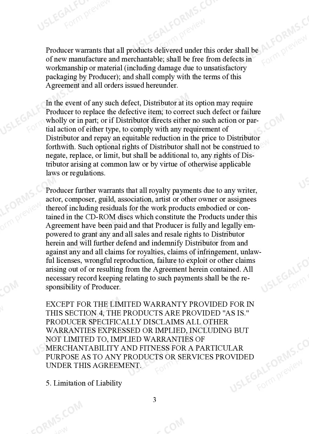 Preview Original Equipment Manufacture Distribution Agreement