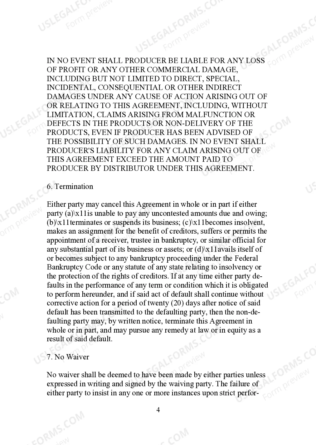 Preview Original Equipment Manufacture Distribution Agreement