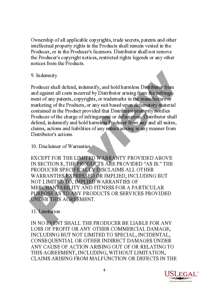 Get Form - Large Quantity Sales Distribution Agreement Preview Form - Large Quantity Sales Distribution Agreement