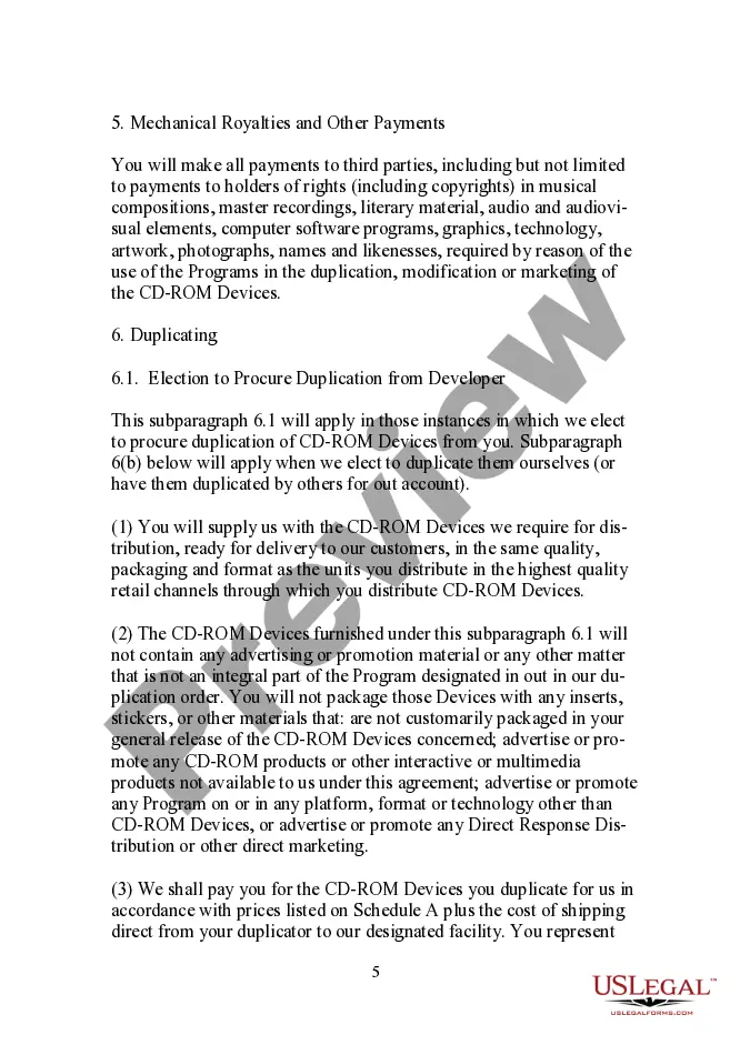 Get Compact Disc (CD) Distribution Agreement Preview Compact Disc (CD) Distribution Agreement