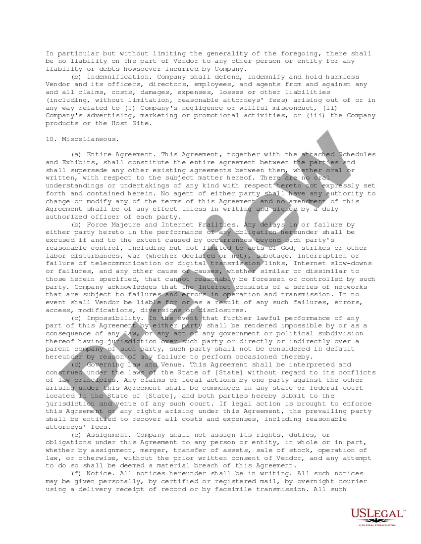 Get Web Based Services Reseller Agreement Preview Web Based Services Reseller Agreement