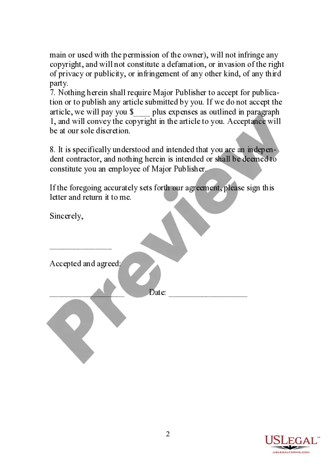 Get Work Made for Hire Writer Contract Preview Work Made for Hire Writer Contract