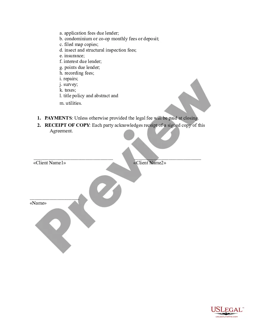 Preview Retainer Agreement for Legal Services