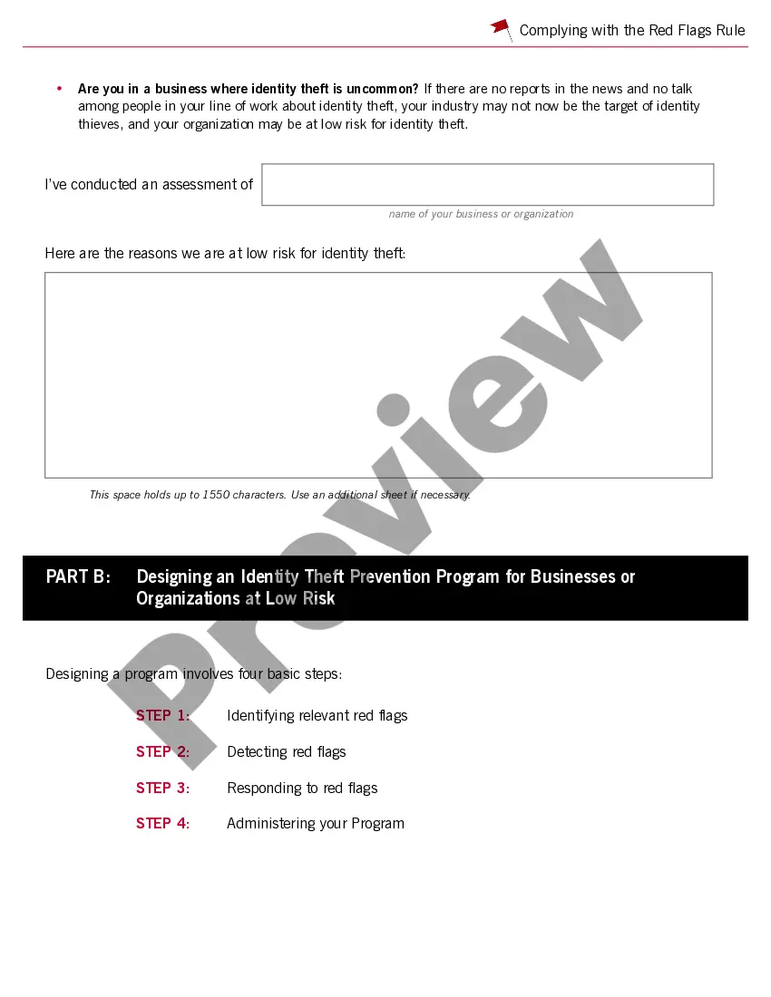 Preview Guide to Complying with the Red Flags Rule under FCRA and FACTA