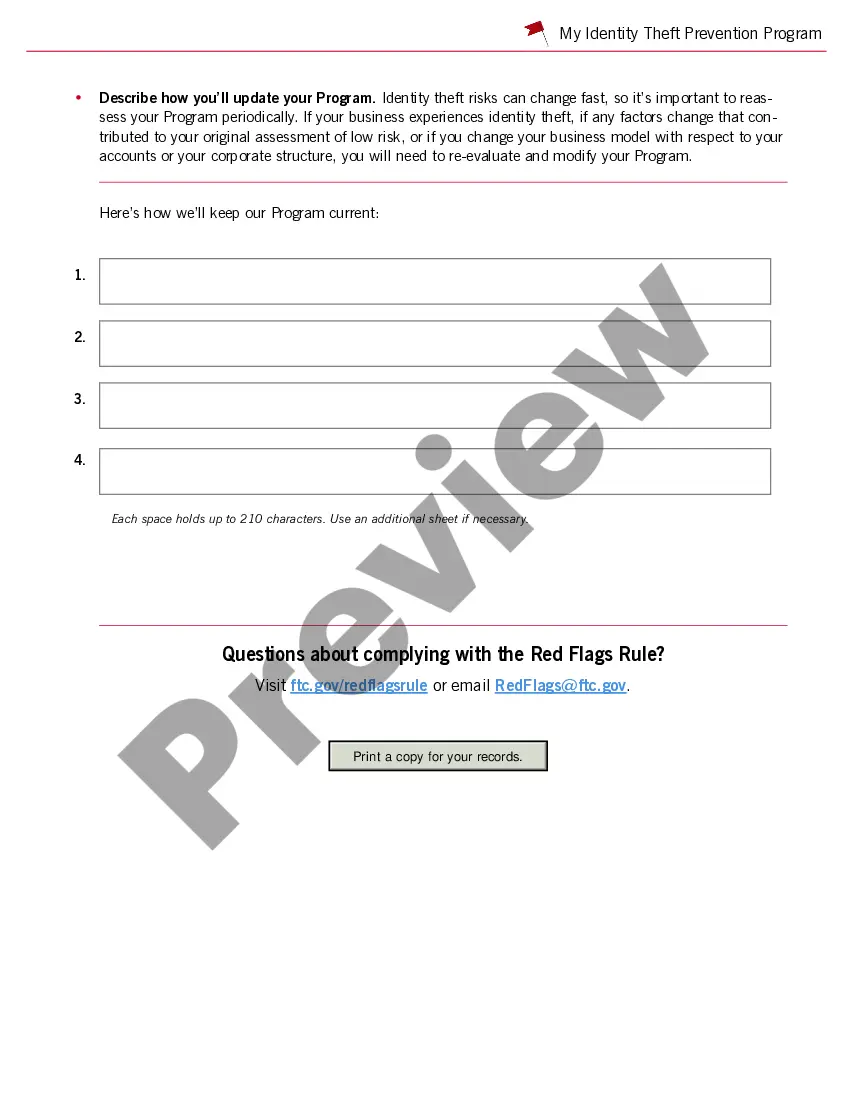 Preview Guide to Complying with the Red Flags Rule under FCRA and FACTA