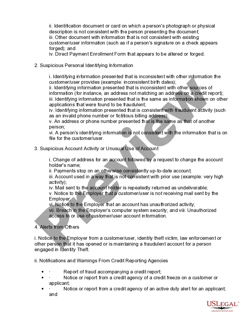Get Sample Identity Theft Policy for FCRA and FACTA Compliance Preview Sample Identity Theft Policy for FCRA and FACTA Compliance