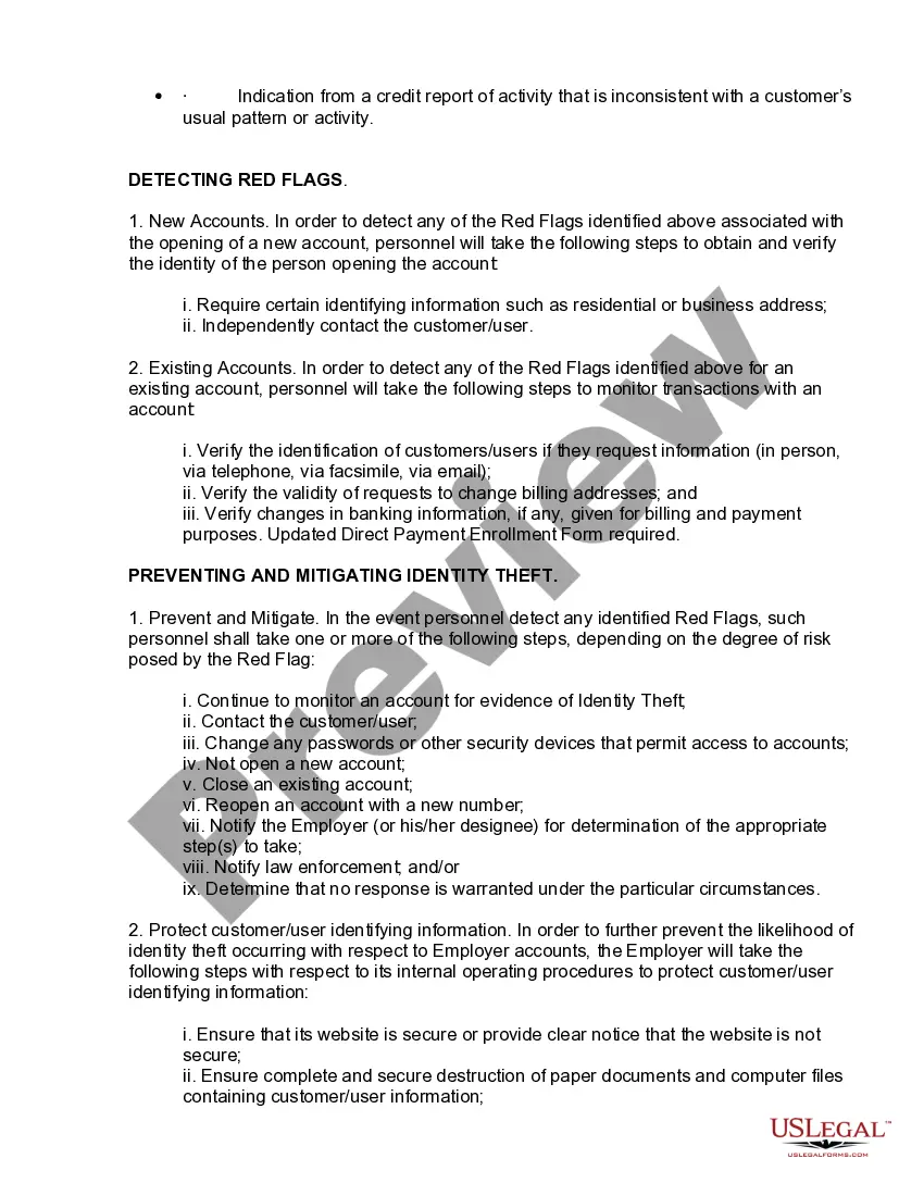 Get Sample Identity Theft Policy for FCRA and FACTA Compliance Preview Sample Identity Theft Policy for FCRA and FACTA Compliance
