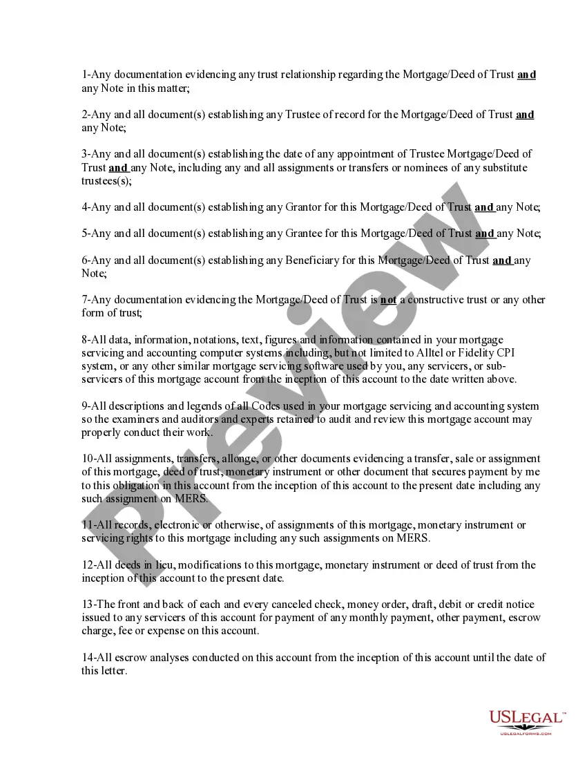 Get Qualified Written RESPA Request to Dispute or Validate Debt Preview Qualified Written RESPA Request to Dispute or Validate Debt