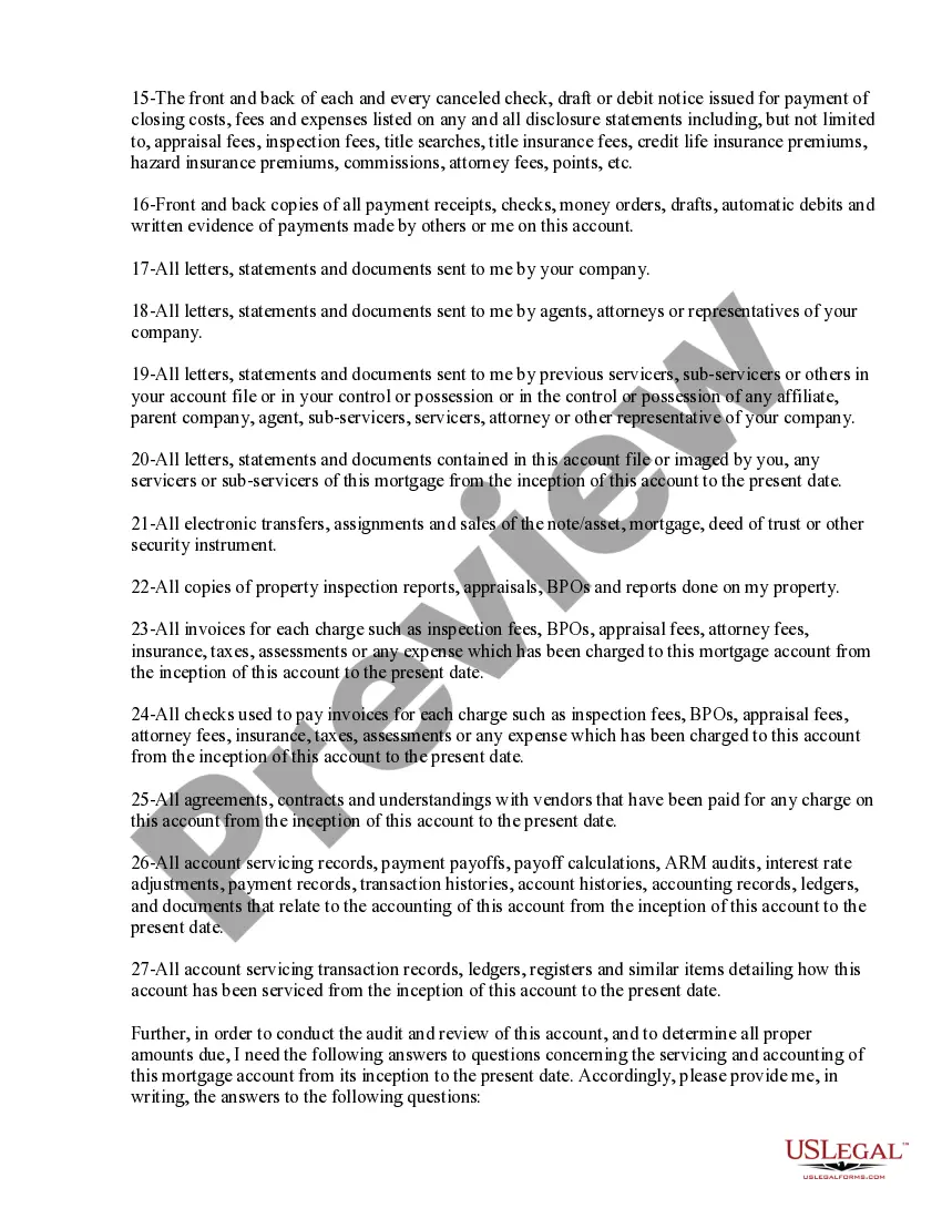 Get Qualified Written RESPA Request to Dispute or Validate Debt Preview Qualified Written RESPA Request to Dispute or Validate Debt