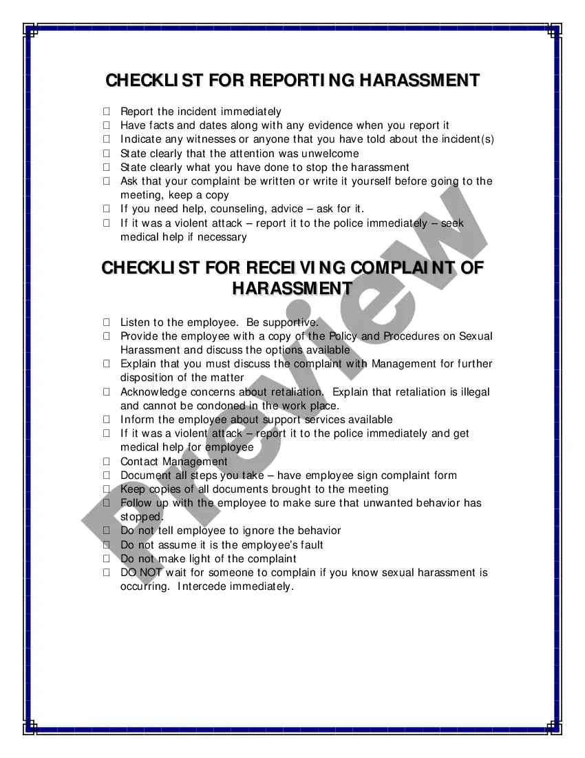 Preview Harassment Training Handbook - Sexual as well as other forms of Harassment - Workplace